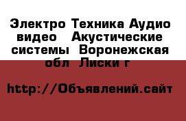 Электро-Техника Аудио-видео - Акустические системы. Воронежская обл.,Лиски г.